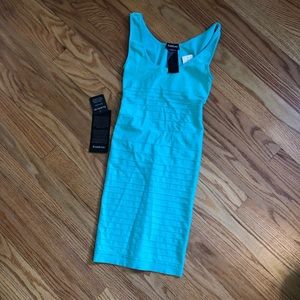 NWT Bebe teal dress